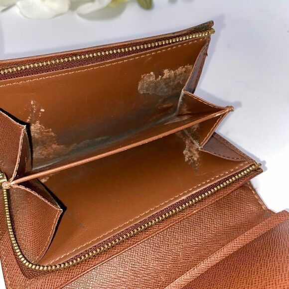 Authentic Louis Vuitton Monogram Porte Monnaie Tresor Wallet - Picture 7 of 11